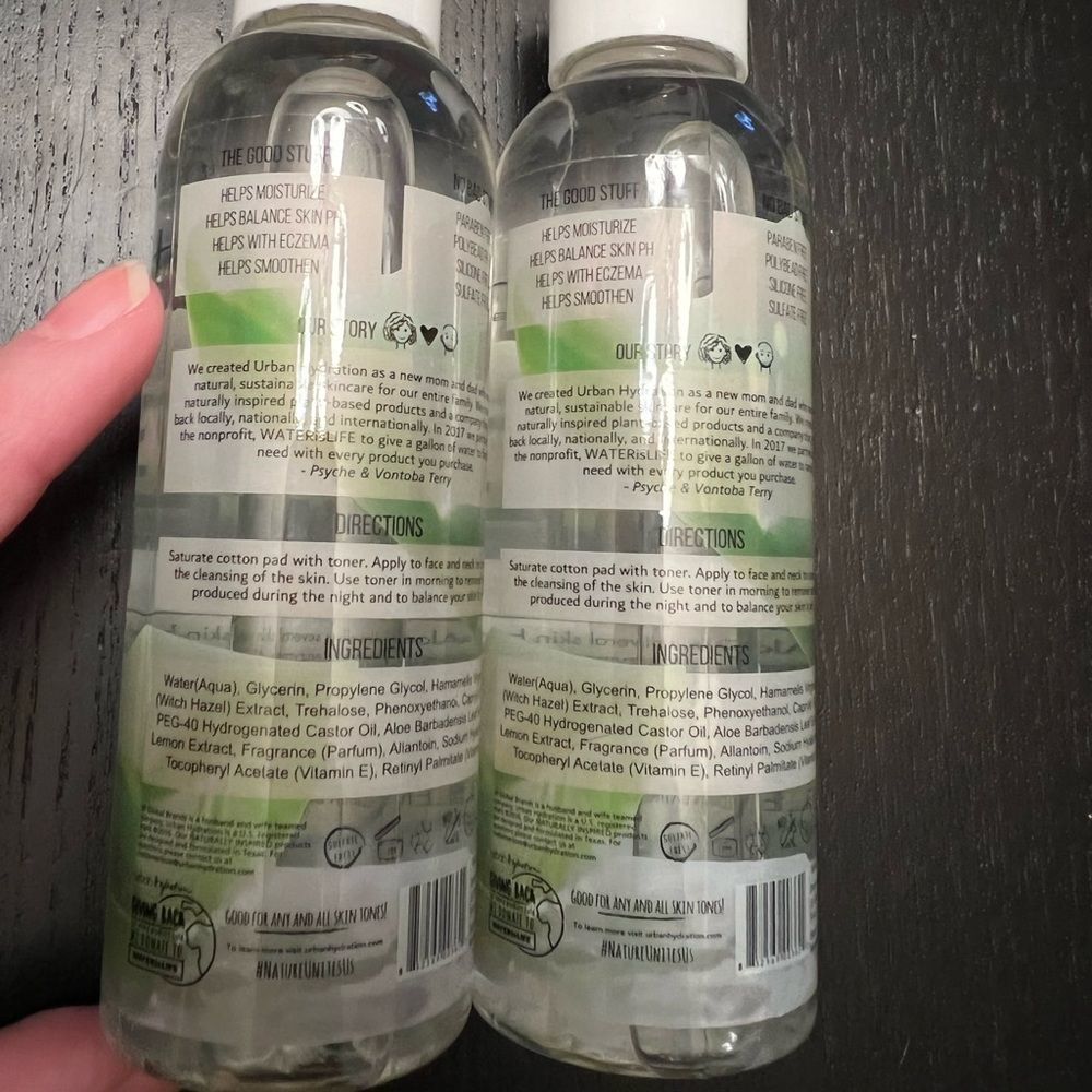 Bundle of 2! Urban Hydration Bright & Balanced Aloe Vera Face Toners - Picture 5 of 5